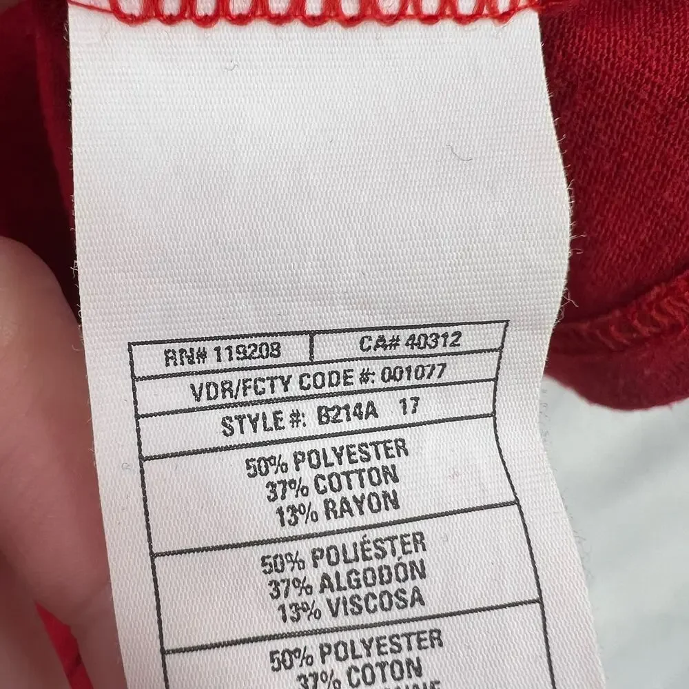 adidas F.C Bayern Munich Men Soccer Tee Football Red‎ Large